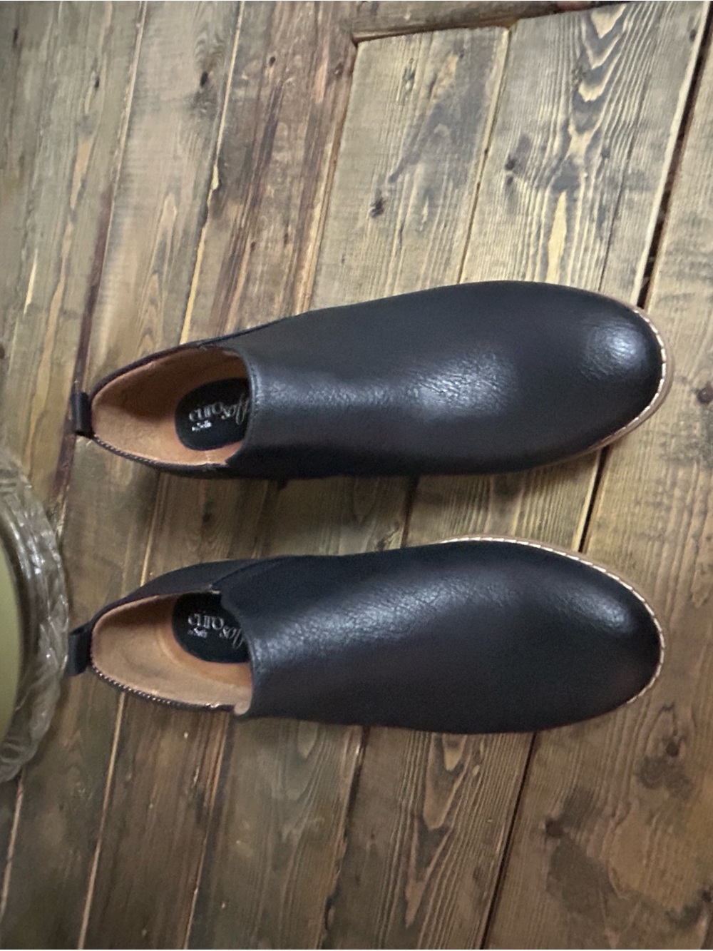 Classic Black Slip-On women’s euro soft Shoes size 8 1/2